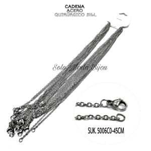 CADENA ACERO QUIRÚRGICO 316L
