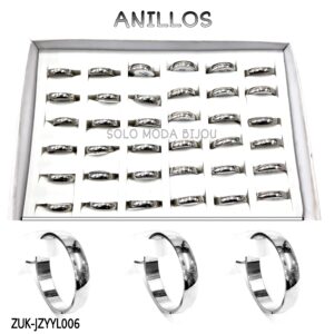 ANILLO DE ACERO X CAJA