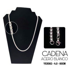 CADENA ACERO BLANCO