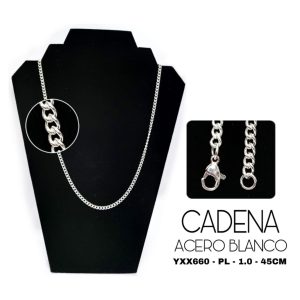 CADENA ACERO BLANCO